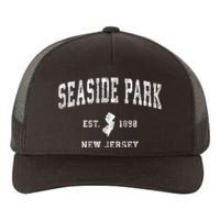 Seaside Park New Jersey Nj Vintage Established Sports Design Yupoong Adult 5-Panel Trucker Hat