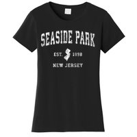 Seaside Park New Jersey Nj Vintage Established Sports Design Women's T-Shirt