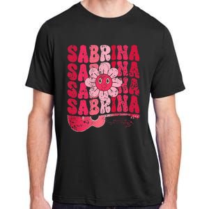 Sabrina Personalized Name I Love Sabrina Adult ChromaSoft Performance T-Shirt