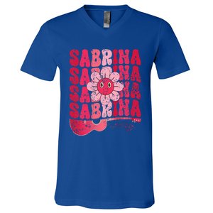 Sabrina Personalized Name I Love Sabrina V-Neck T-Shirt