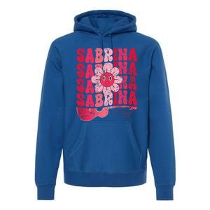 Sabrina Personalized Name I Love Sabrina Premium Hoodie