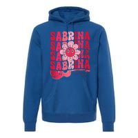 Sabrina Personalized Name I Love Sabrina Premium Hoodie