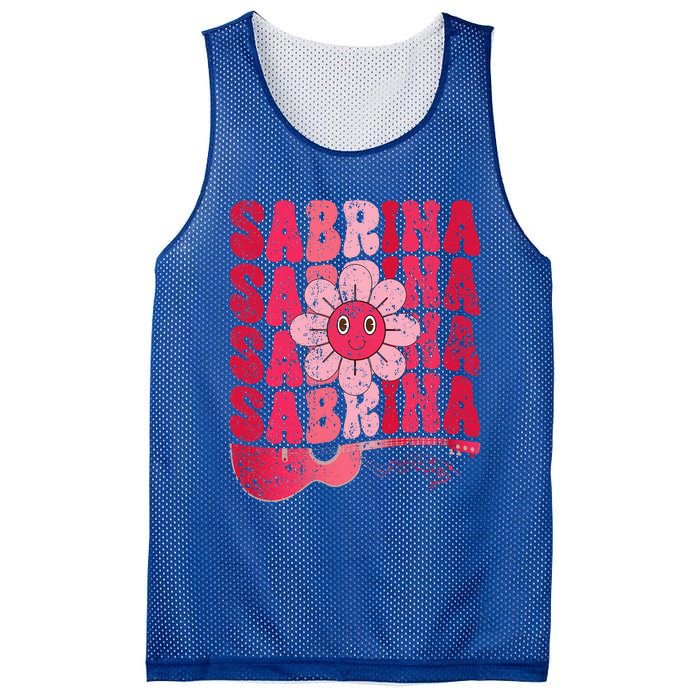 Sabrina Personalized Name I Love Sabrina Mesh Reversible Basketball Jersey Tank