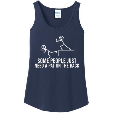 Some People Need A Pat On The Back Ladies Essential Tank