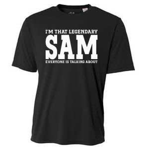 Sam Personal Name Funny Sam Cooling Performance Crew T-Shirt