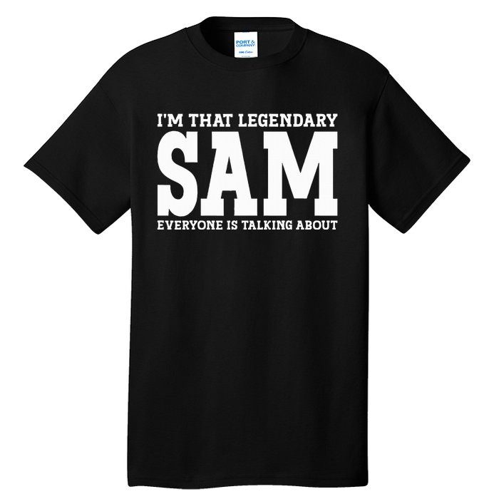 Sam Personal Name Funny Sam Tall T-Shirt