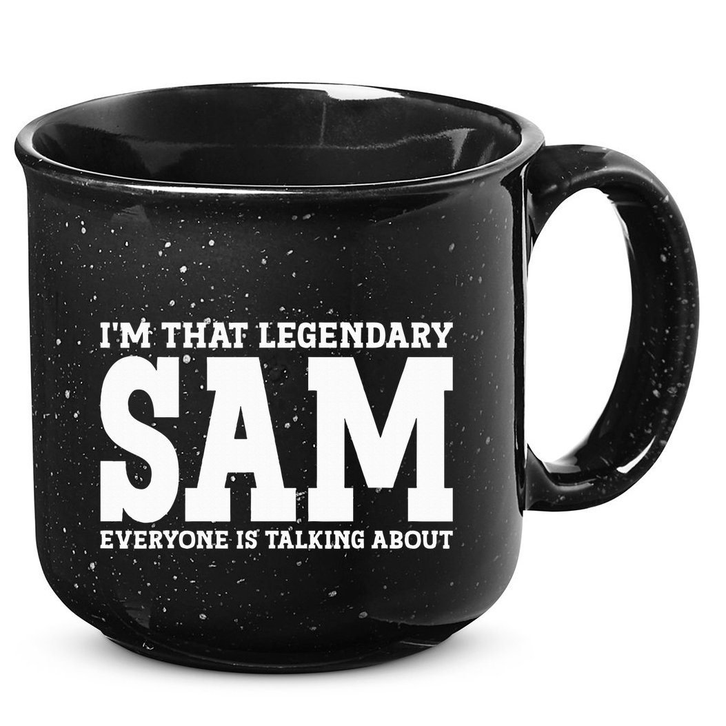 Sam Personal Name Funny Sam 15oz Campfire Ceramic Mug