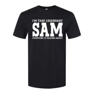 Sam Personal Name Funny Sam Softstyle CVC T-Shirt