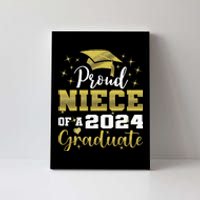 Super Proud Niece Of 2024 Graduate Awesome Family College Canvas