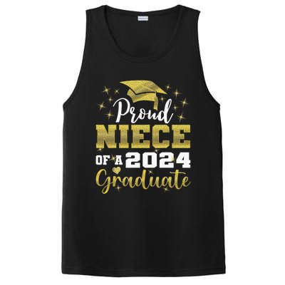 Super Proud Niece Of 2024 Graduate Awesome Family College PosiCharge Competitor Tank