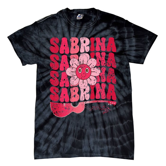 Sabrina Personalized Name I Love Sabrina Tie-Dye T-Shirt