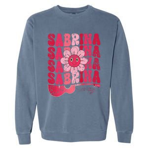 Sabrina Personalized Name I Love Sabrina Garment-Dyed Sweatshirt