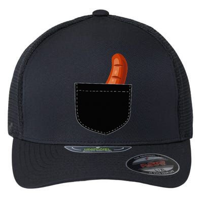 Sausage Pocket Oktoberfest Costume Bavarian German Festival Flexfit Unipanel Trucker Cap