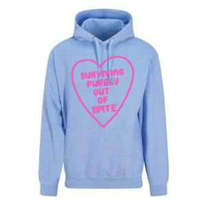 Surviving Purely Out Of Spite Gift Unisex Surf Hoodie