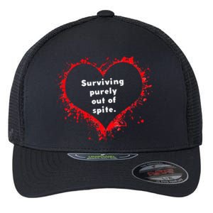 Surviving Purely Out Of Spite Flexfit Unipanel Trucker Cap