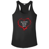 Surviving Purely Out Of Spite Ladies PosiCharge Competitor Racerback Tank