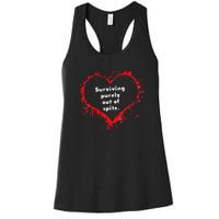 Surviving Purely Out Of Spite Women's Racerback Tank