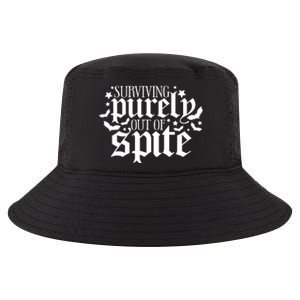 Surviving Purely Out Of Spite Print Casual Cool Comfort Performance Bucket Hat