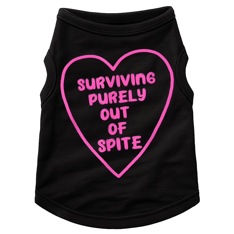 Surviving Purely Out Of Spite Apparel Doggie Tank
