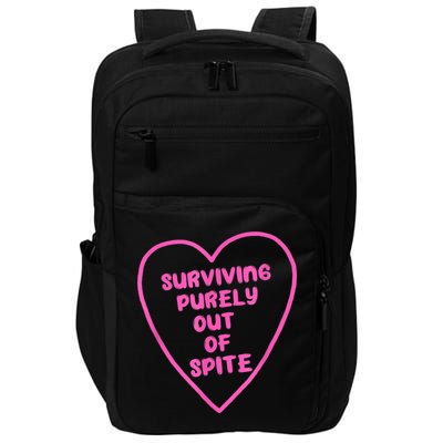 Surviving Purely Out Of Spite Apparel Impact Tech Backpack