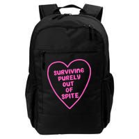 Surviving Purely Out Of Spite Apparel Backpack