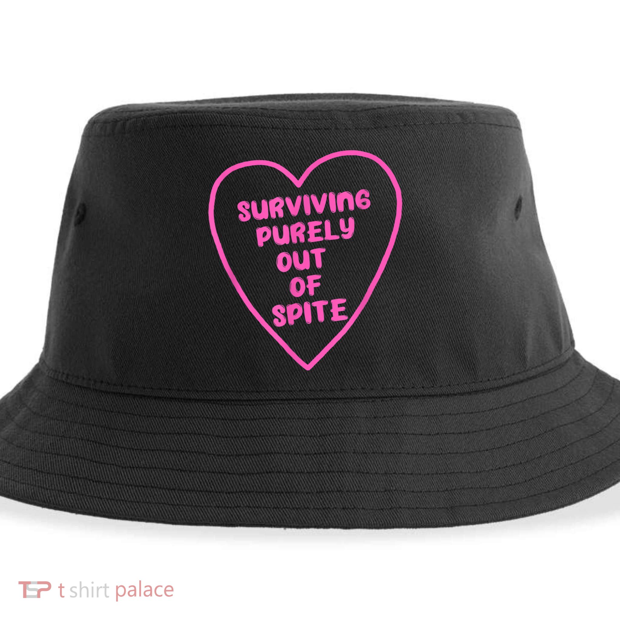 Surviving Purely Out Of Spite Apparel Sustainable Bucket Hat