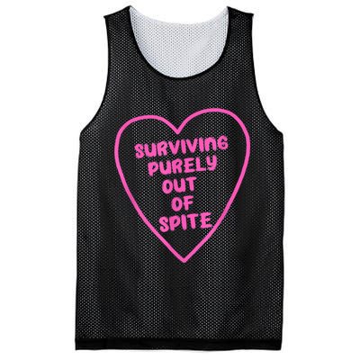 Surviving Purely Out Of Spite Apparel Mesh Reversible Basketball Jersey Tank