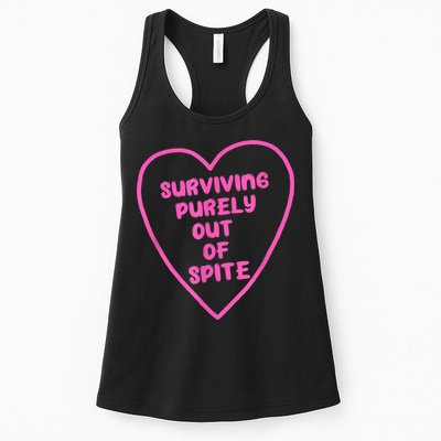 Surviving Purely Out Of Spite Apparel Womens Tank Top