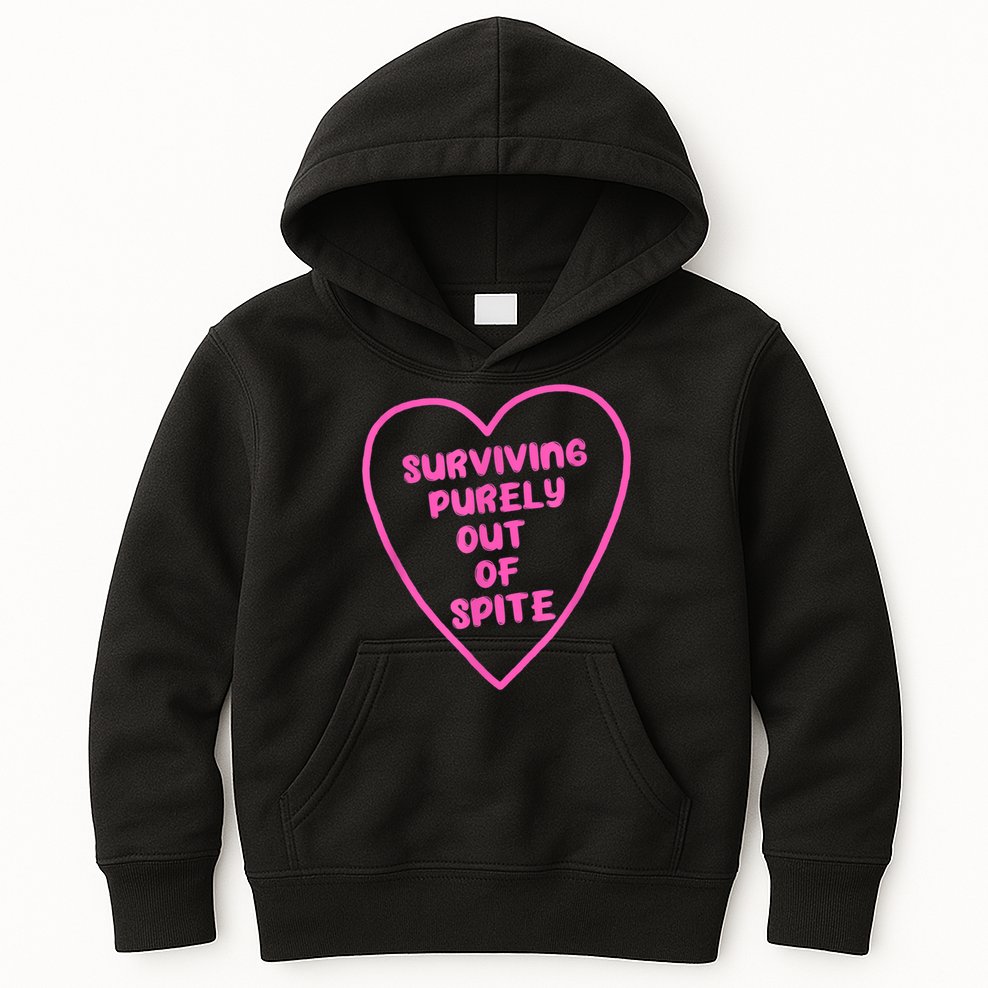 Surviving Purely Out Of Spite Apparel Kids Hoodie