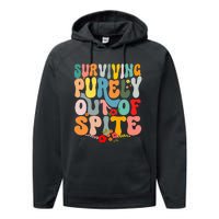 Surviving Purely Out Of Spite Performance Fleece Hoodie