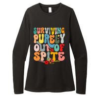 Surviving Purely Out Of Spite Womens CVC Long Sleeve Shirt