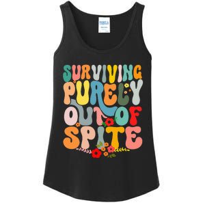 Surviving Purely Out Of Spite Ladies Essential Tank