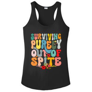 Surviving Purely Out Of Spite Ladies PosiCharge Competitor Racerback Tank