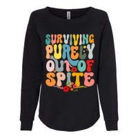 Surviving Purely Out Of Spite Womens California Wash Sweatshirt