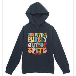 Surviving Purely Out Of Spite Urban Pullover Hoodie