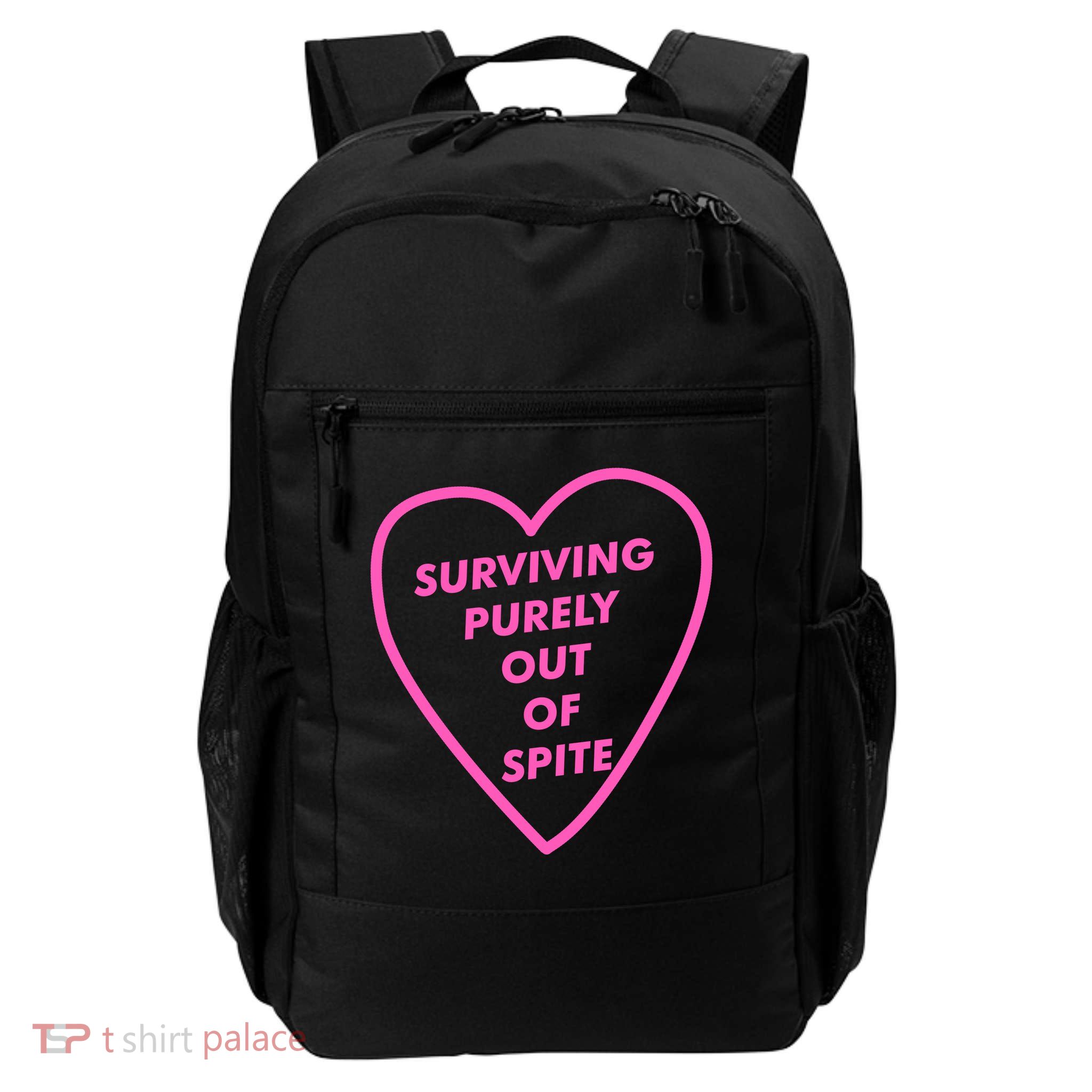 Surviving Purely Out Of Spite Apparel Daily Commute Backpack