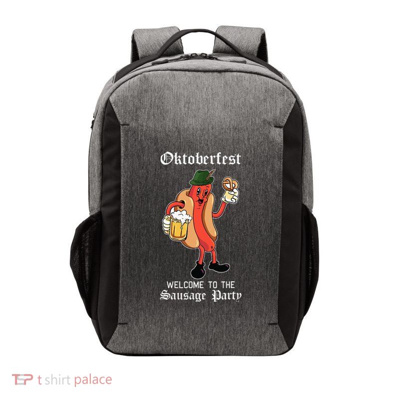 Sausage Party Oktoberfest Funny Bratwurst German Festival Vector Backpack