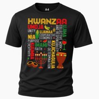 Seven Principles Of Kwanzaa Proud African American Holiday Cooling Performance Crew T-Shirt
