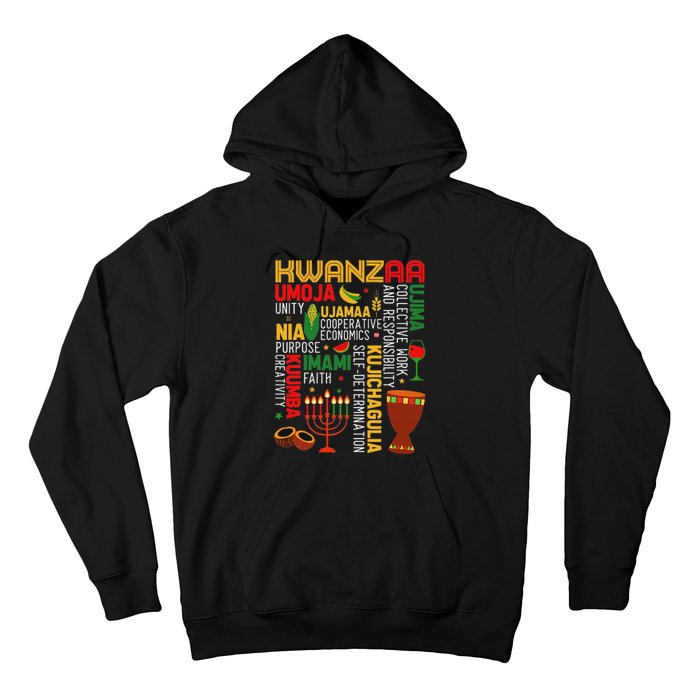 Seven Principles Of Kwanzaa Proud African American Holiday Hoodie