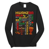 Seven Principles Of Kwanzaa Proud African American Holiday Long Sleeve Shirt