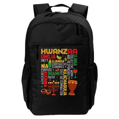 Seven Principles Of Kwanzaa Proud African American Holiday Backpack