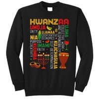 Seven Principles Of Kwanzaa Proud African American Holiday Tall Sweatshirt