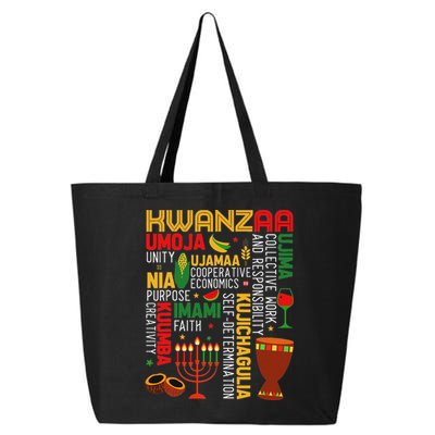 Seven Principles Of Kwanzaa Proud African American Holiday 25L Jumbo Tote