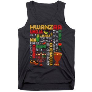 Seven Principles Of Kwanzaa Proud African American Holiday Tank Top