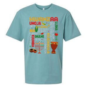 Seven Principles Of Kwanzaa Proud African American Holiday Sueded Cloud Jersey T-Shirt