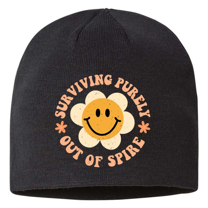 Surviving Purely Out Of Spite A Humorous Funny Joke Sustainable Beanie