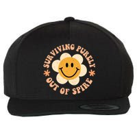 Surviving Purely Out Of Spite A Humorous Funny Joke Wool Snapback Cap