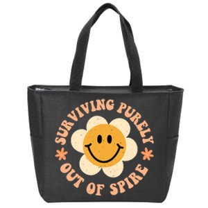 Surviving Purely Out Of Spite A Humorous Funny Joke Zip Tote Bag