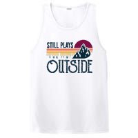 Still Plays Outside Funny Vintage Camping And Hiking PosiCharge Competitor Tank