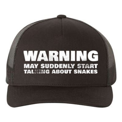 Snake Pet Owner Apparel Reptile Snakes Gift Petting Zoo Kids Yupoong Adult 5-Panel Trucker Hat